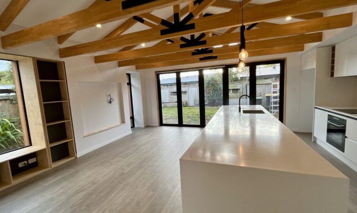 Prolam Exposed Trusses in living areas 3