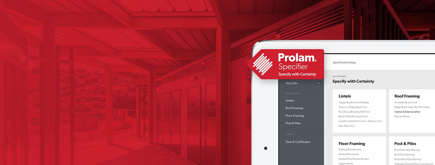 Try the Prolam Specifier.<br />
Specify with Certainty.